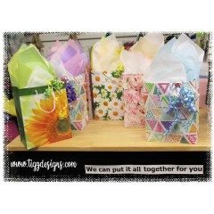 Gift Bag |  Medium - All-Occasion with Tissue, Ribbons & Gift Tag